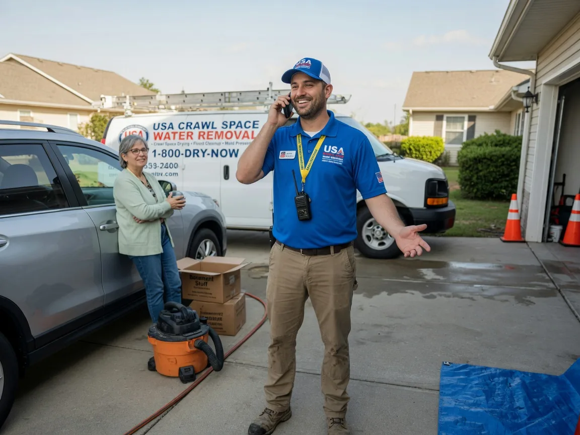 Crawl Space Water Removal Harrold, TX FAQs
